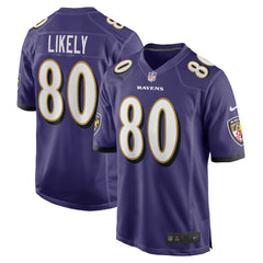 NFL Baltimore Ravens Isaiah Likely  Player Game Jersey