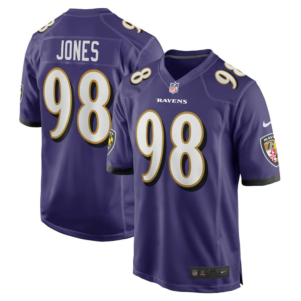 NFL Baltimore Ravens Travis Jones  Player Game Jersey