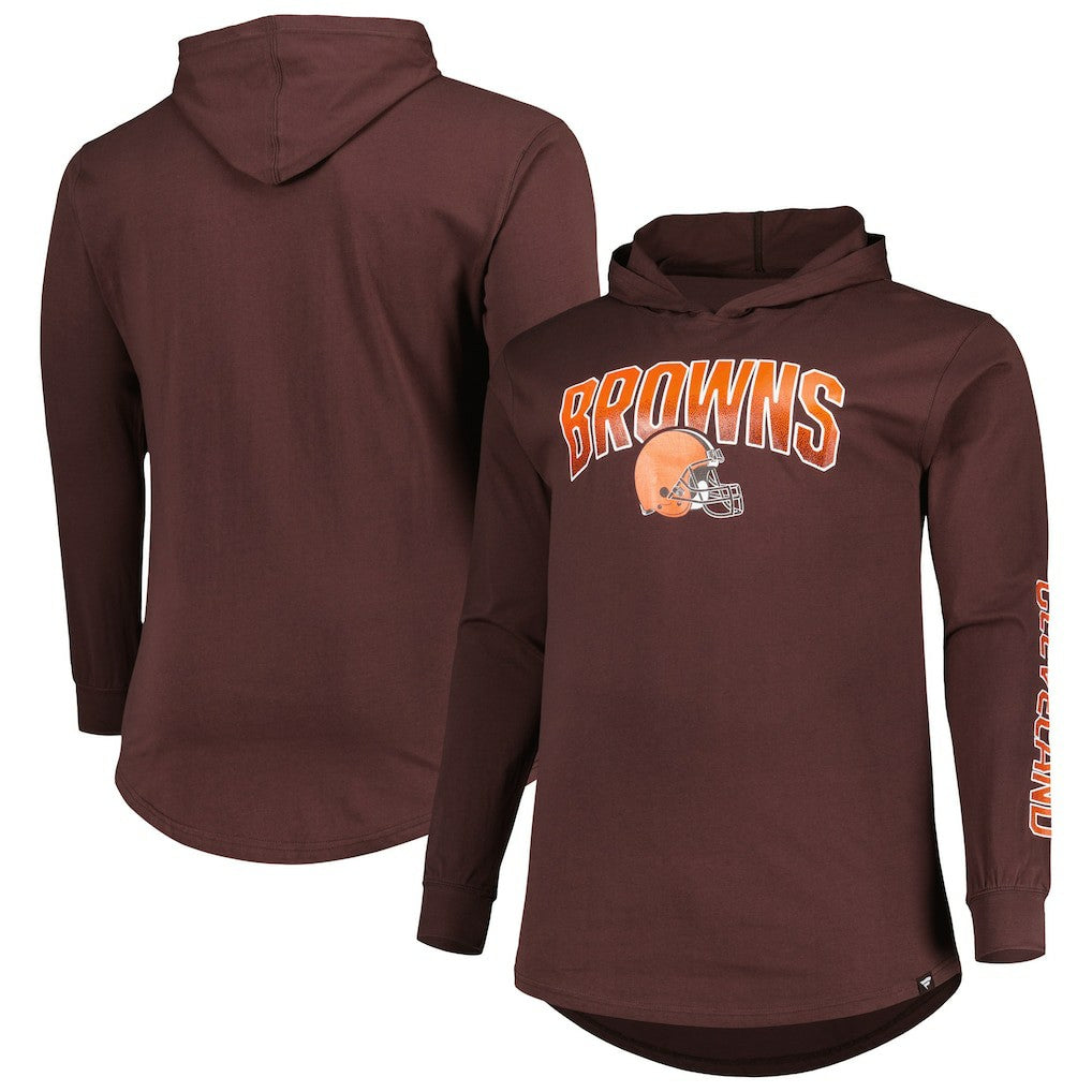 NFL Cleveland Browns Big & Tall Front Runner Pullover Hoodie