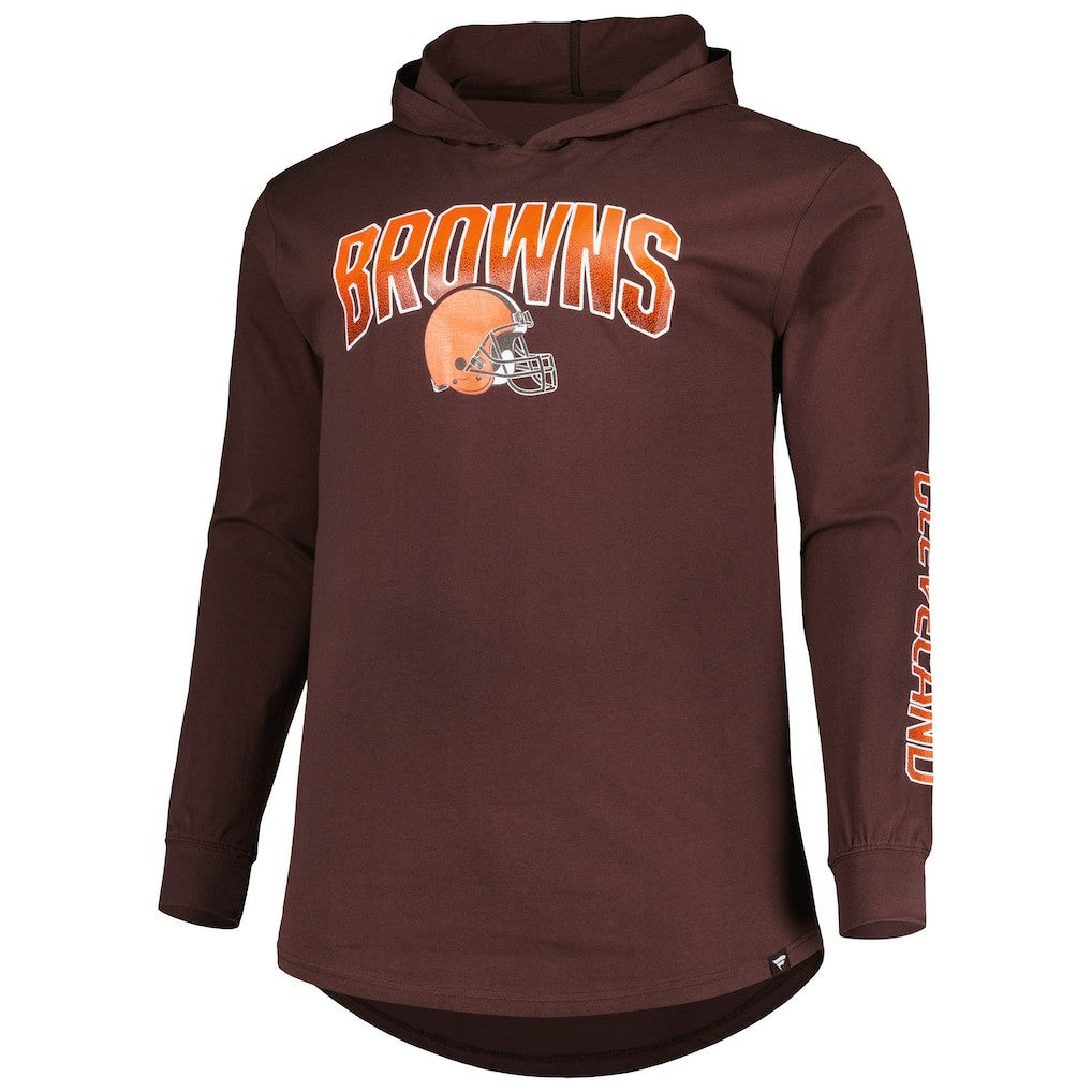 NFL Cleveland Browns Big & Tall Front Runner Pullover Hoodie