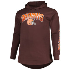 NFL Cleveland Browns Big & Tall Front Runner Pullover Hoodie