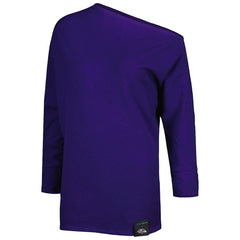 NFL Baltimore Ravens KIYA TOMLIN Women's Twisted Tri-Blend Asymmetrical 3/4-Dolman Sleeve Sweatshirt
