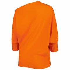 NFL Cincinnati Bengals KIYA TOMLIN Women's Twisted Tri-Blend Asymmetrical 3/4-Dolman Sleeve Sweatshirt