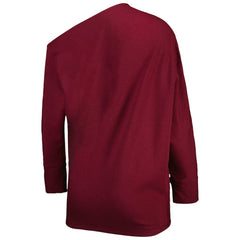 NFL Washington Commanders KIYA TOMLIN Women's Twisted Tri-Blend Asymmetrical 3/4-Dolman Sleeve Sweatshirt