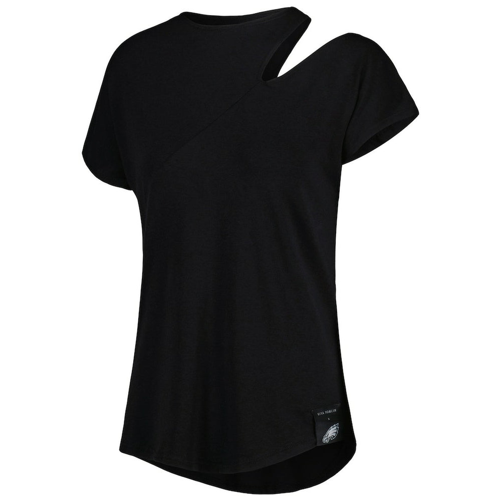 NFL Philadelphia Eagles KIYA TOMLIN Women's Cut Out Tri-Blend Shirt