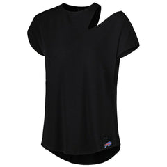 NFL Pittsburgh Steelers KIYA TOMLIN Women's Cut Out Tri-Blend Shirt