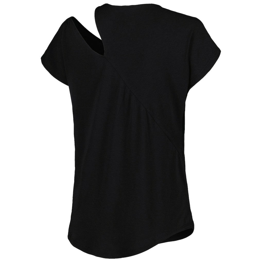 NFL Pittsburgh Steelers KIYA TOMLIN Women's Cut Out Tri-Blend Shirt