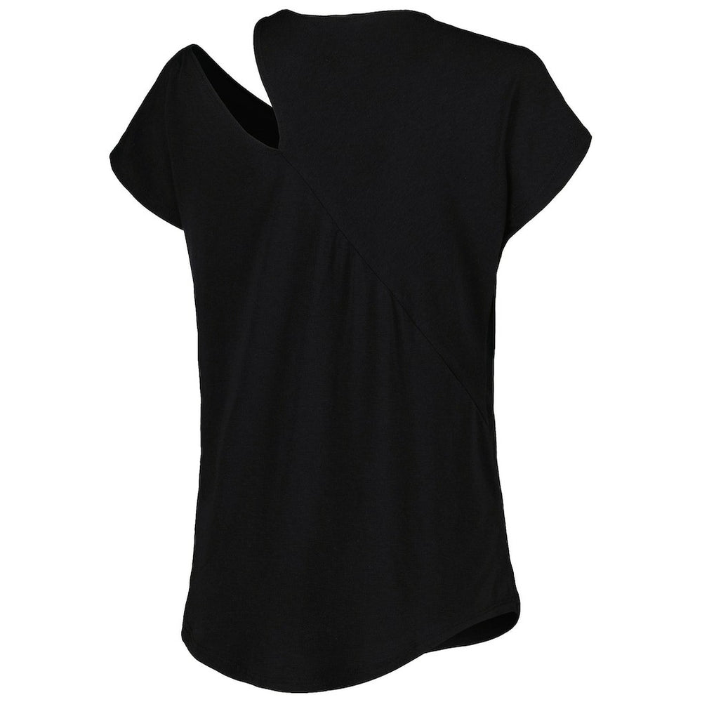 NFL Pittsburgh Steelers KIYA TOMLIN Women's Cut Out Tri-Blend Shirt