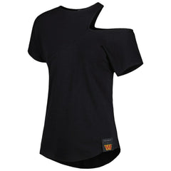 NFL Washington Commanders KIYA TOMLIN Women's Cut Out Tri-Blend Shirt