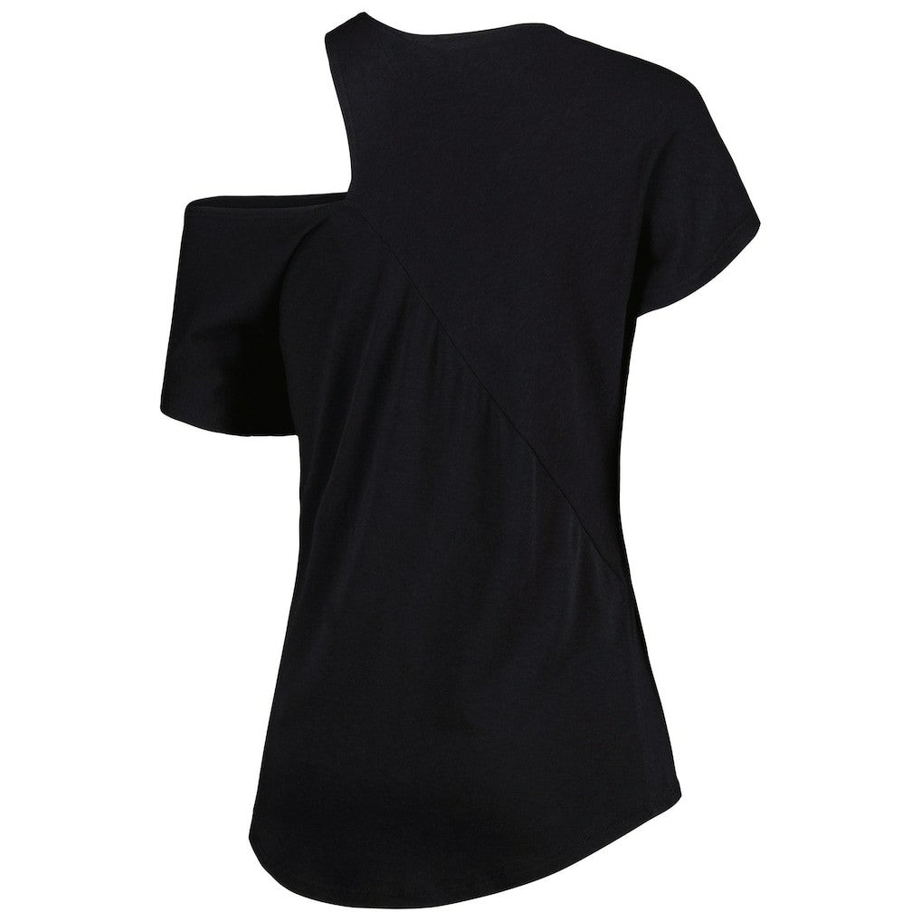 NFL Washington Commanders KIYA TOMLIN Women's Cut Out Tri-Blend Shirt