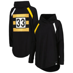 NFL Pittsburgh Steelers KIYA TOMLIN Women's Tri-Blend Raglan Pullover Sweatshirt