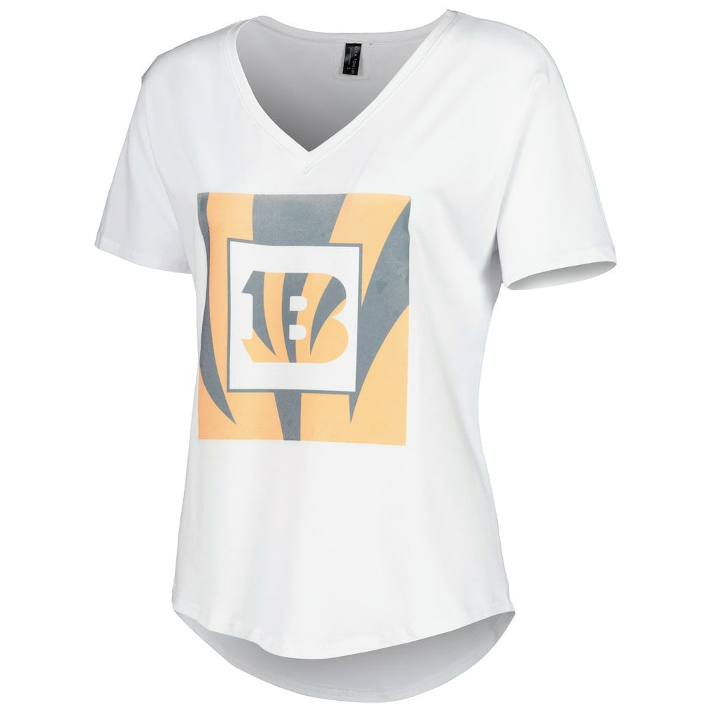 NFL Cincinnati Bengals KIYA TOMLIN Women's V-Neck T-Shirt