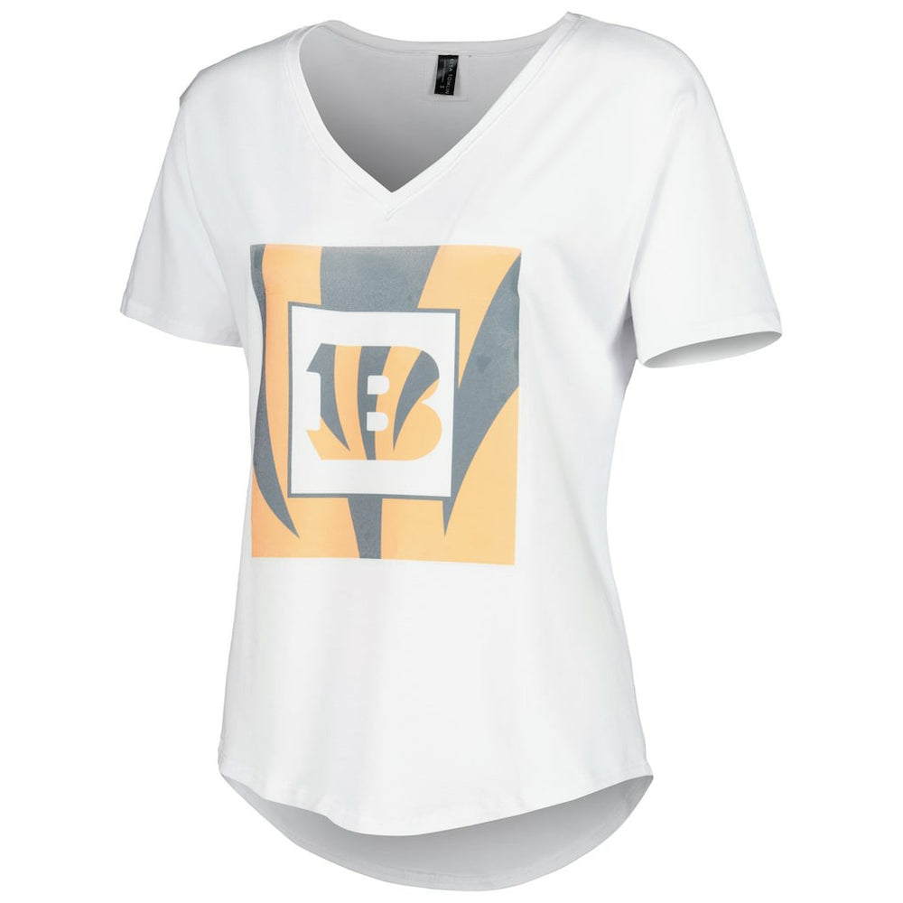 NFL Cincinnati Bengals KIYA TOMLIN Women's V-Neck T-Shirt
