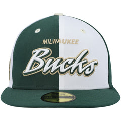 Script Pinwheel 59FIFTY Fitted Hat - Hunter Green/White | New Era for sale