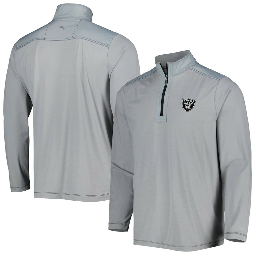 NFL Las Vegas Raiders On Deck IslandZone Half-Zip Jacket