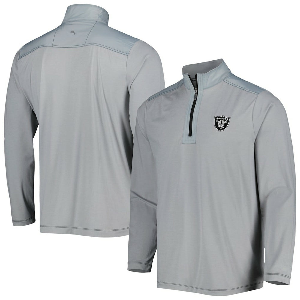 NFL Las Vegas Raiders On Deck IslandZone Half-Zip Jacket