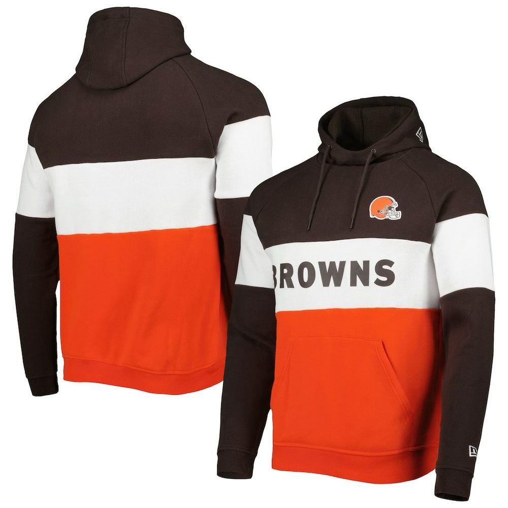 NFL Cleveland Browns Colorblock Current Pullover Hoodie