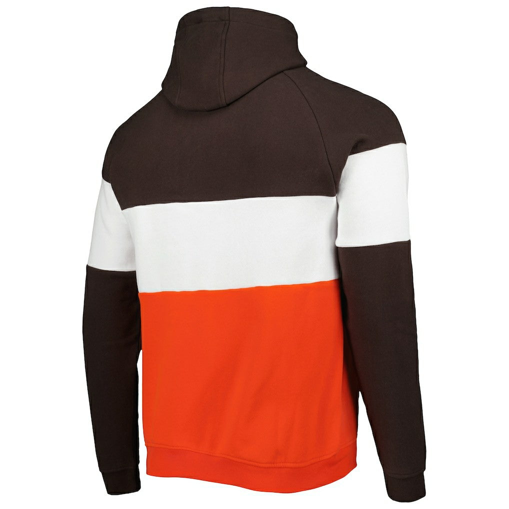 NFL Cleveland Browns Colorblock Current Pullover Hoodie
