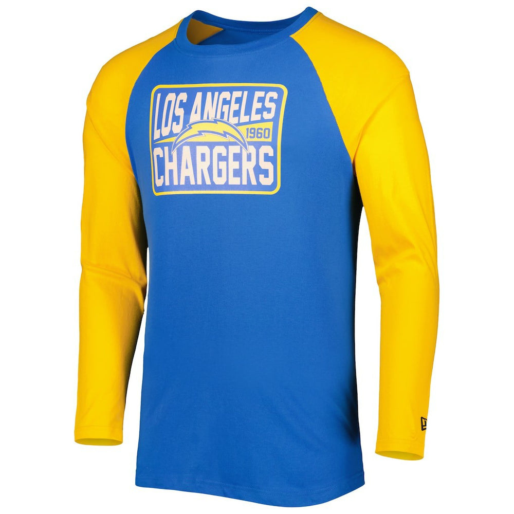 NFL Los Angeles Chargers Current Raglan Long Sleeve T-Shirt