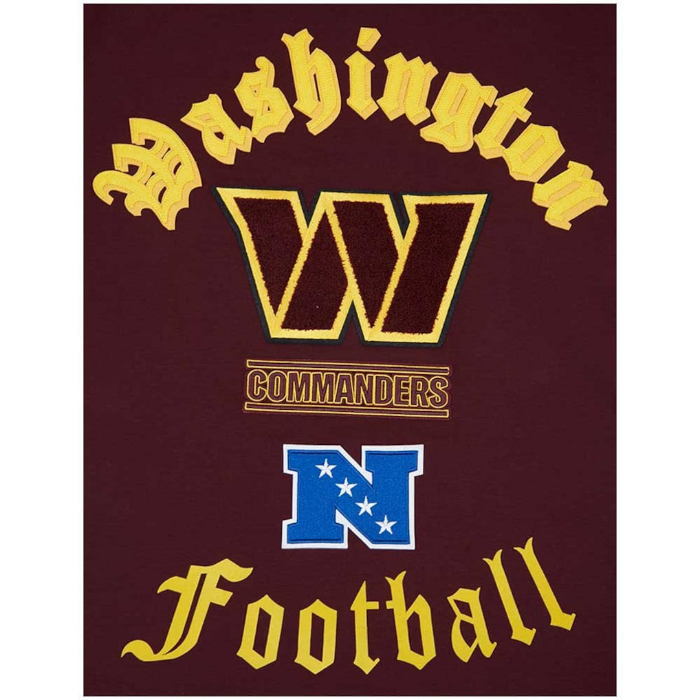 NFL Washington Commanders Pro Standard Old English T-Shirt
