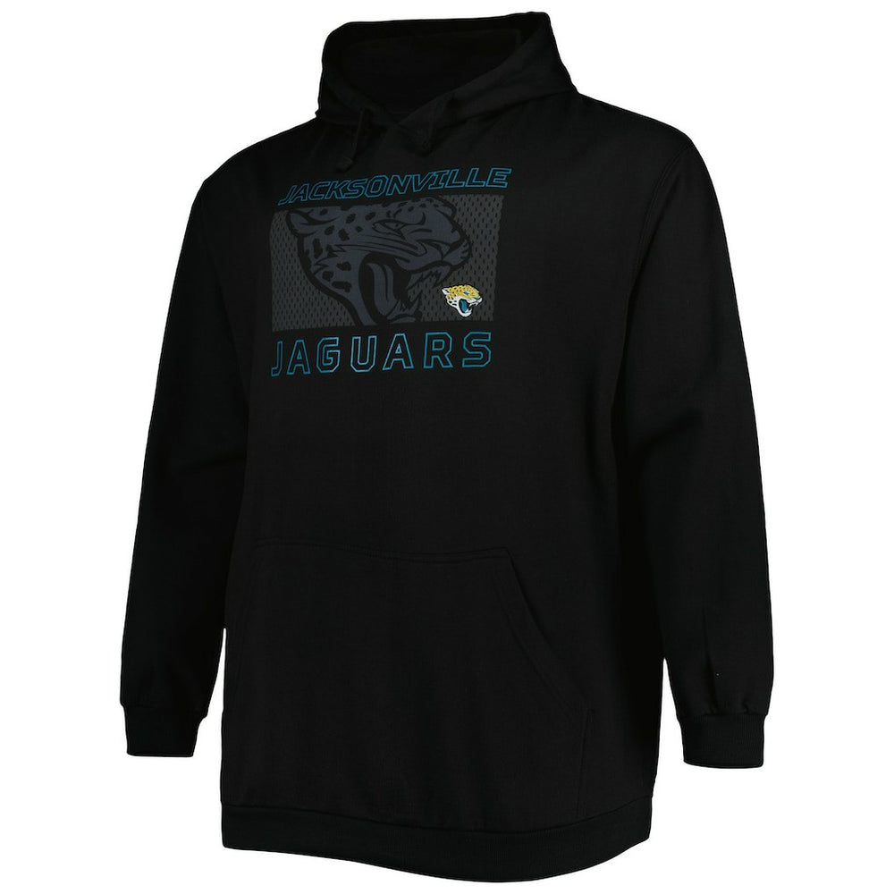 NFL Jacksonville Jaguars Big & Tall Pop of Color Pullover Hoodie