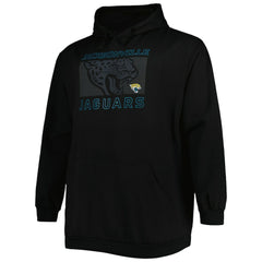 NFL Jacksonville Jaguars Big & Tall Pop of Color Pullover Hoodie