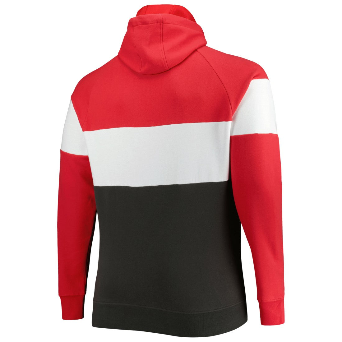 NFL Tampa Bay Buccaneers Big & Tall Current Colorblock Raglan Fleece Pullover Hoodie