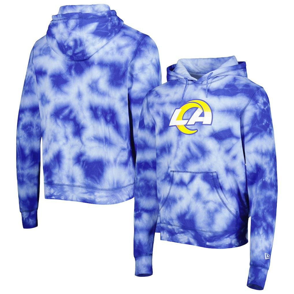 NFL Los Angeles Rams Team Tie-Dye Pullover Hoodie