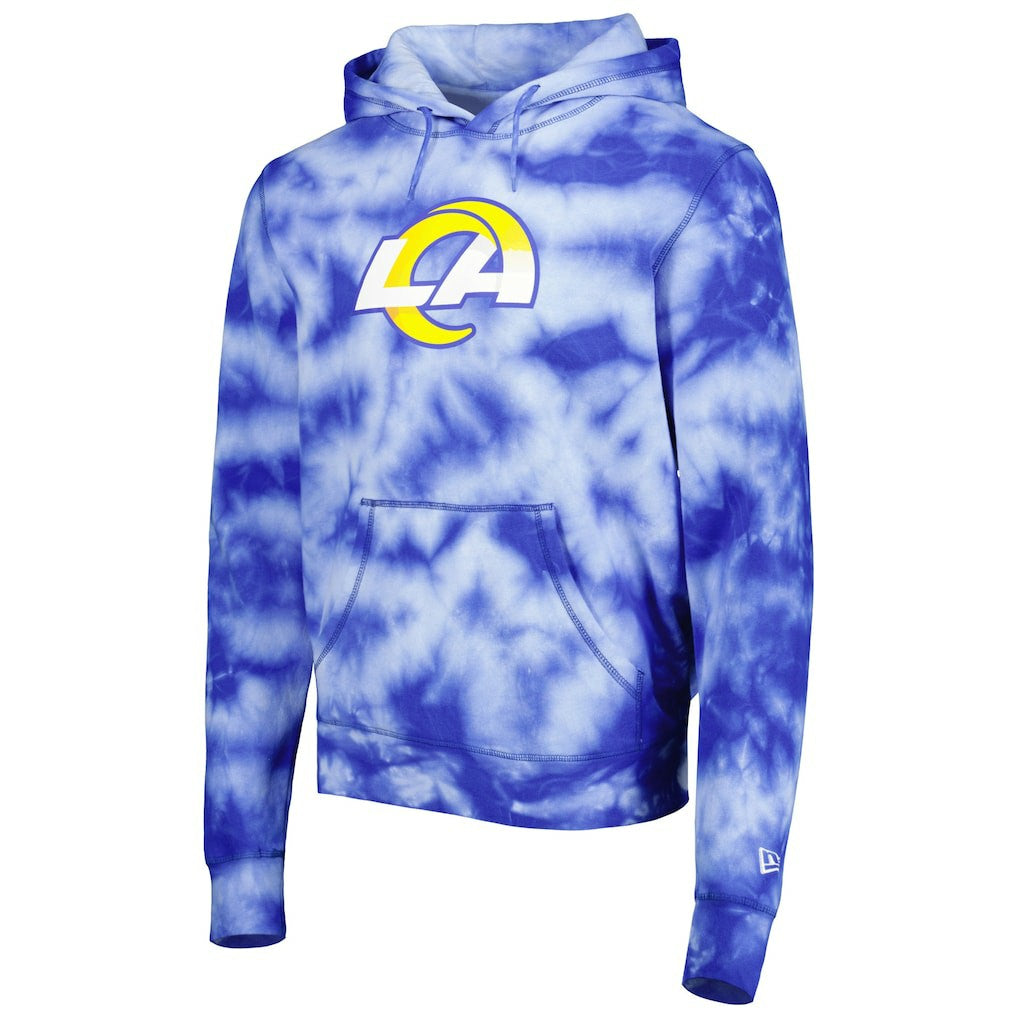 NFL Los Angeles Rams Team Tie-Dye Pullover Hoodie