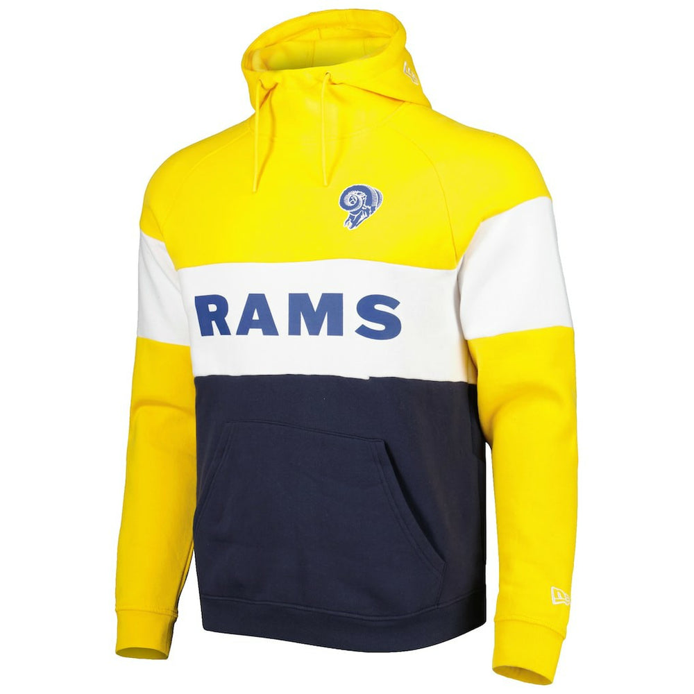 NFL Los Angeles Rams Colorblock Throwback Pullover Hoodie