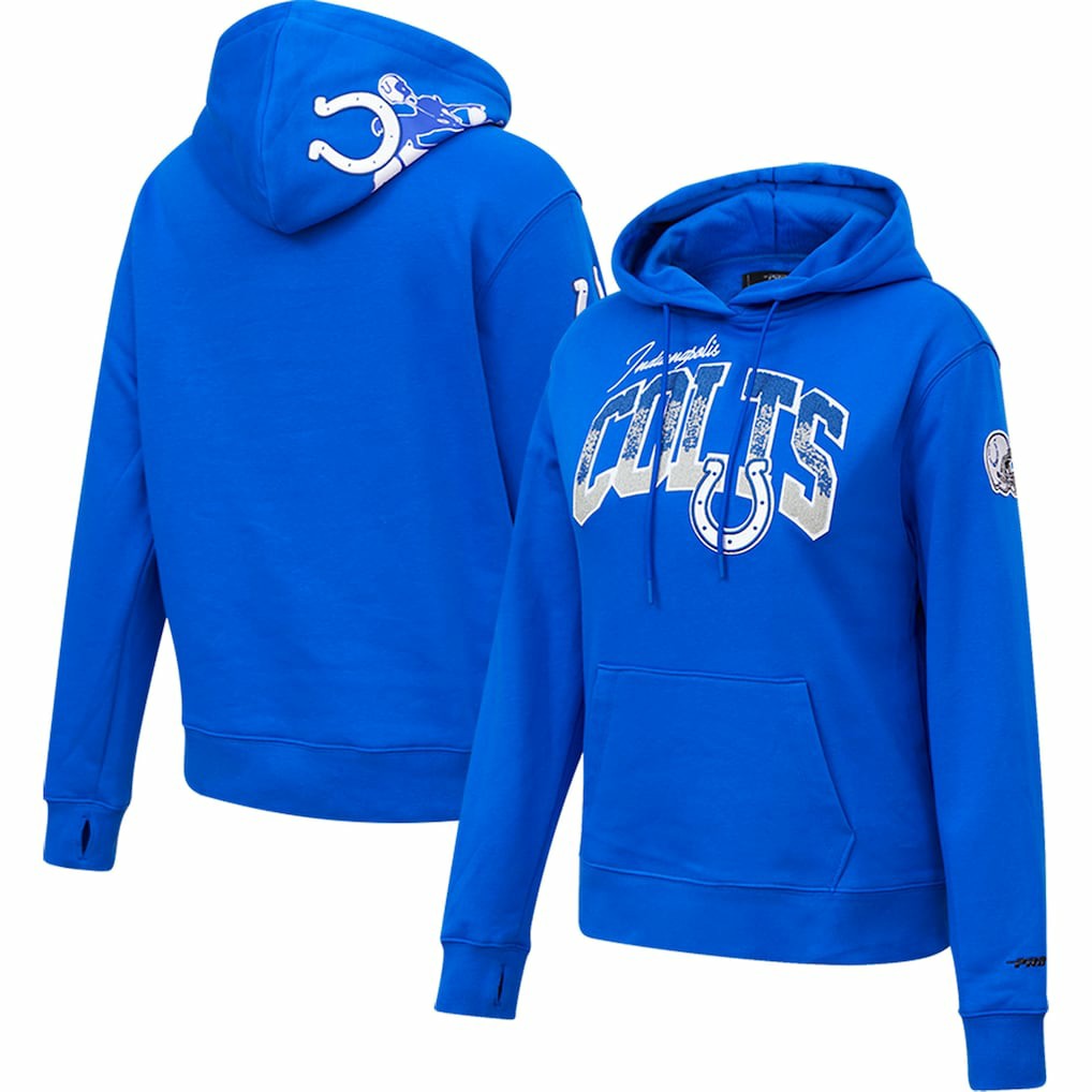NFL Indianapolis Colts Pro Standard Women's Local Patch Pullover Hoodie
