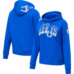 NFL Indianapolis Colts Pro Standard Women's Local Patch Pullover Hoodie