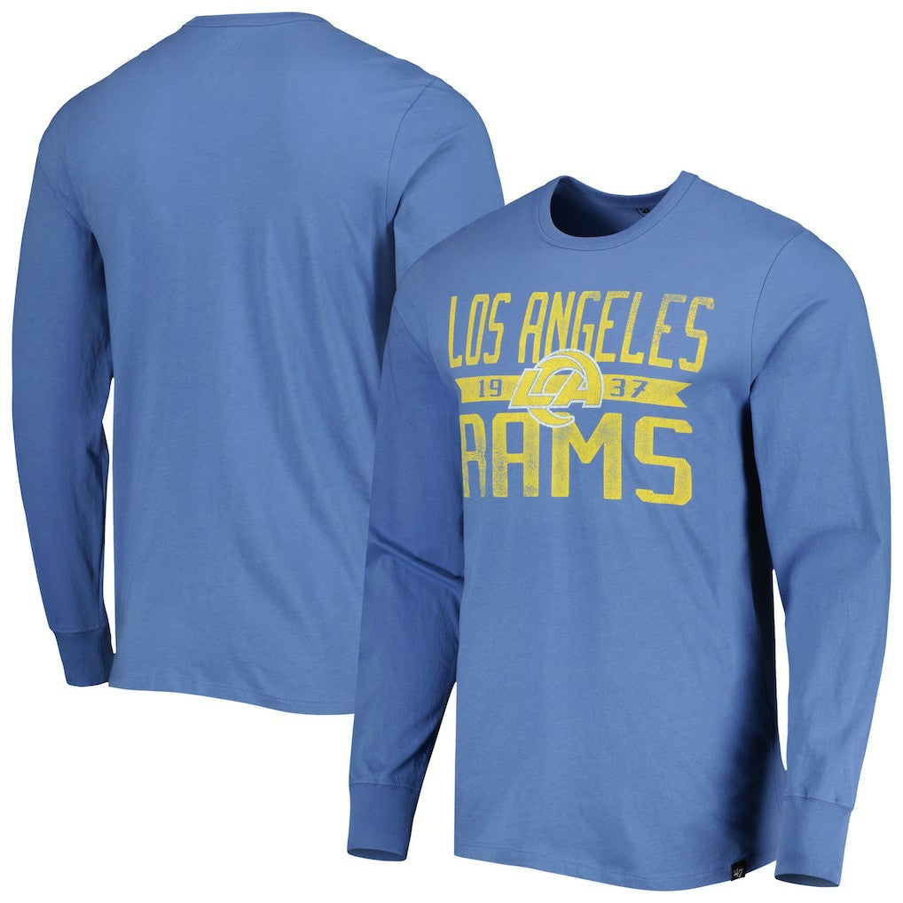 NFL Los Angeles Rams '47 Brand Wide Out Franklin Long Sleeve T-Shirt