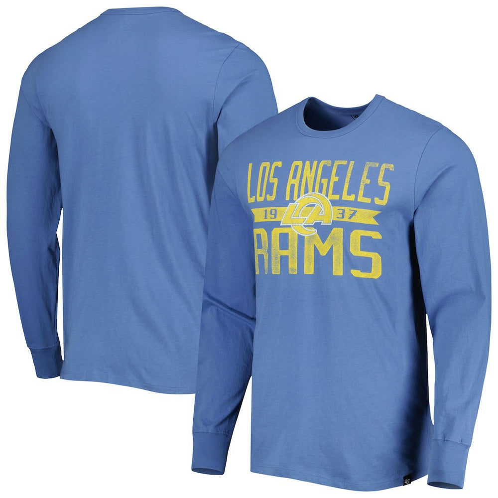 NFL Los Angeles Rams '47 Brand Wide Out Franklin Long Sleeve T-Shirt