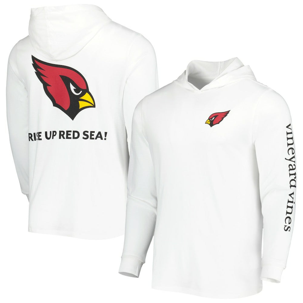 NFL Arizona Cardinals Vineyard Vines Local Long Sleeve Hoodie T-Shirt