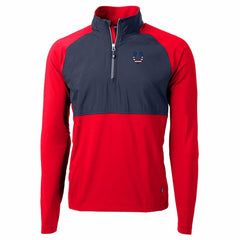 NFL Indianapolis Colts Cutter & Buck Adapt Eco Knit Hybrid Recycled Quarter-Zip Pullover Top