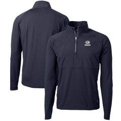 NFL Green Bay Packers Cutter & Buck Adapt Eco Knit Hybrid Recycled Quarter-Zip Pullover Top