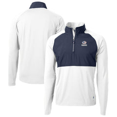 NFL Green Bay Packers Cutter & Buck Adapt Eco Knit Hybrid Recycled Quarter-Zip Pullover Top