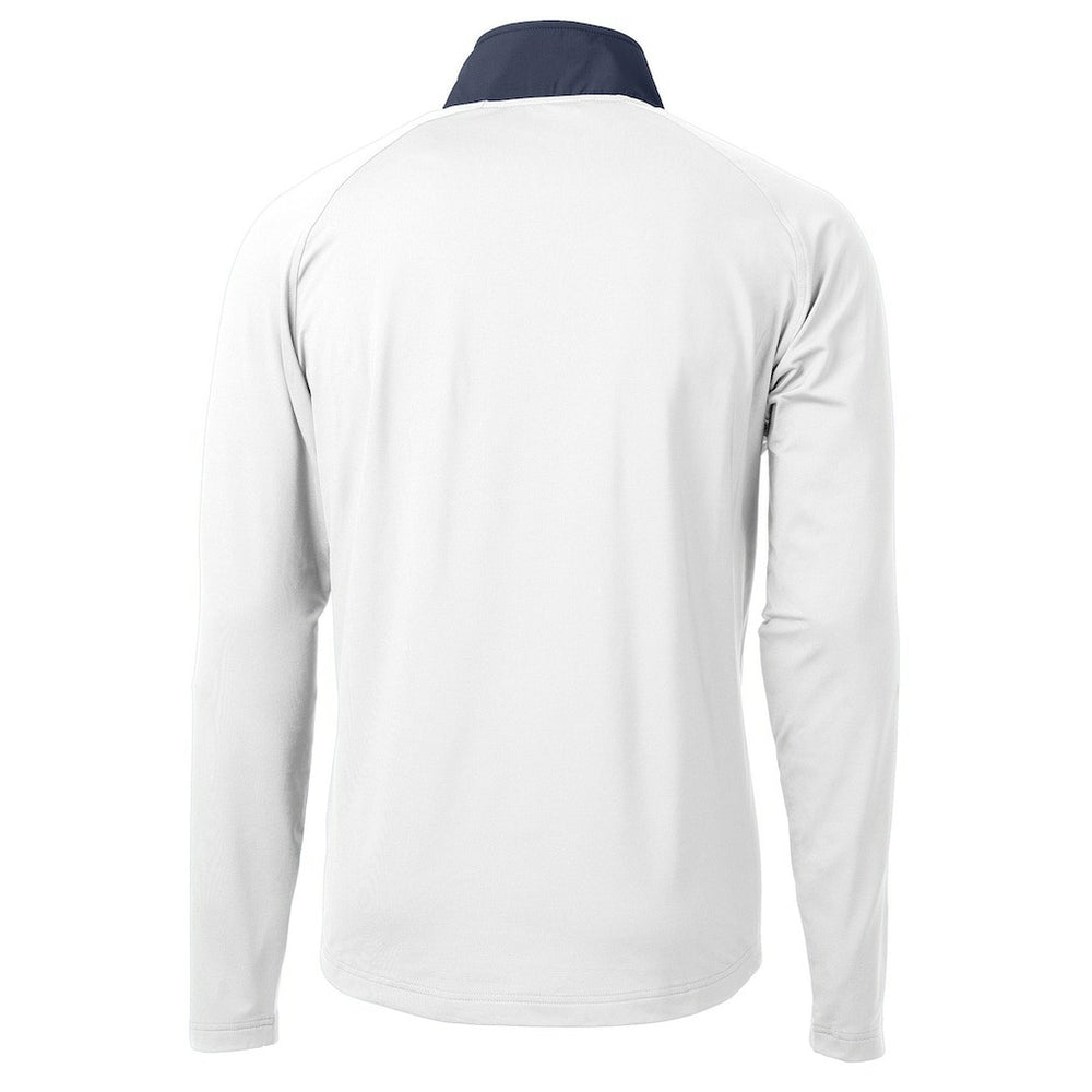 NFL New Orleans Saints Cutter & Buck Adapt Eco Knit Hybrid Recycled Quarter-Zip Pullover Top