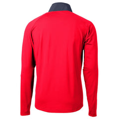 NFL Houston Texans Cutter & Buck Adapt Eco Knit Hybrid Recycled Quarter-Zip Pullover Top