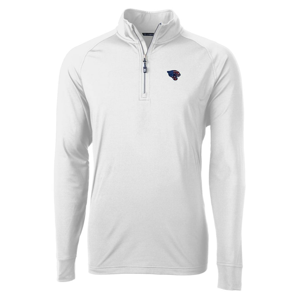 NFL Jacksonville Jaguars Cutter & Buck Team Adapt Eco Knit Hybrid Recycled Quarter-Zip Pullover Top