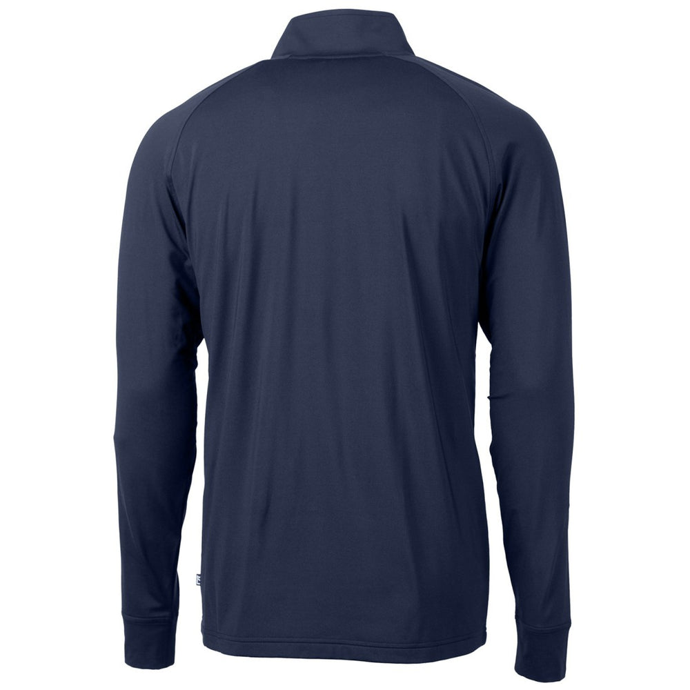 NFL Detroit Lions Cutter & Buck Team Adapt Eco Knit Hybrid Recycled Quarter-Zip Pullover Top