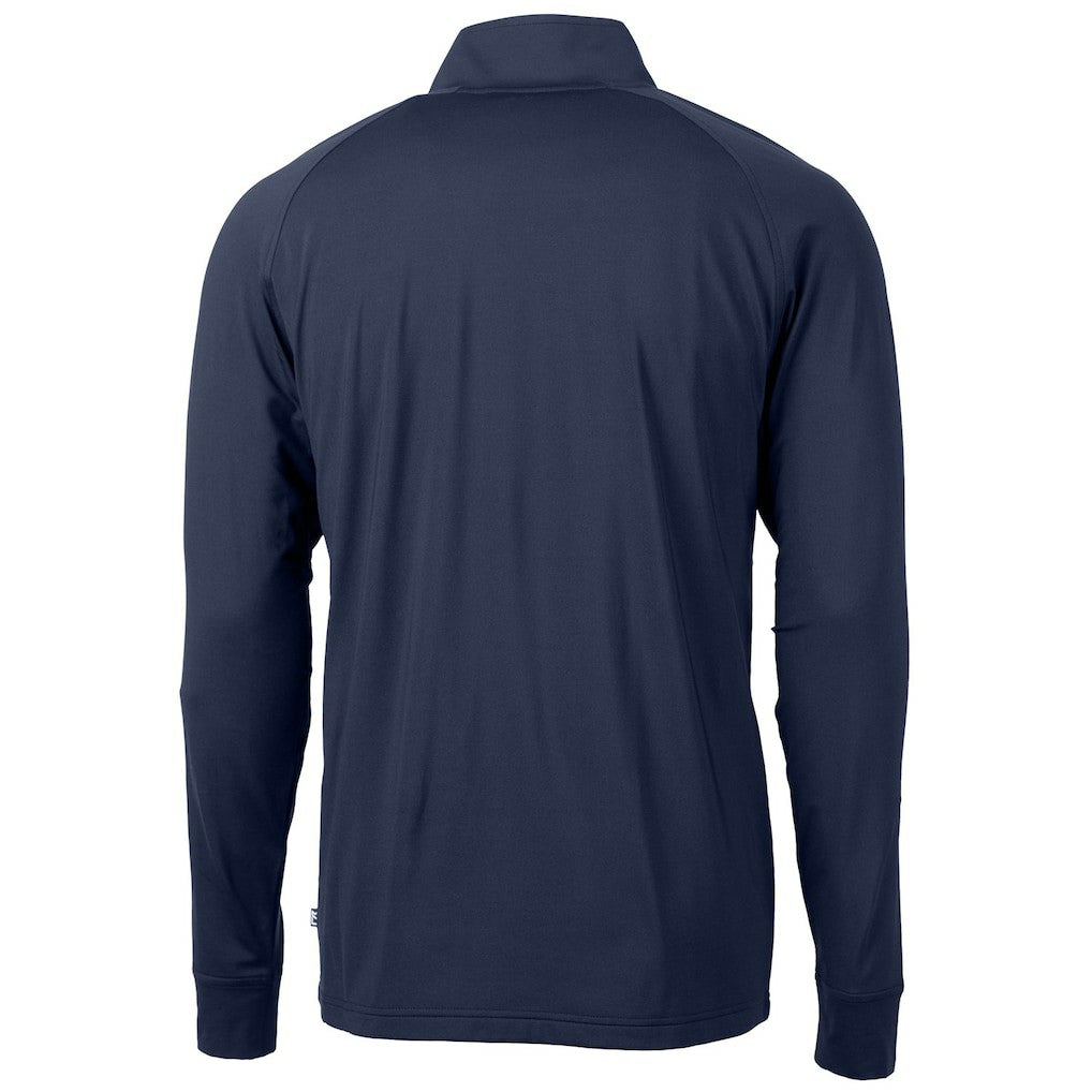 NFL Minnesota Vikings Cutter & Buck Team Adapt Eco Knit Hybrid Recycled Quarter-Zip Pullover Top