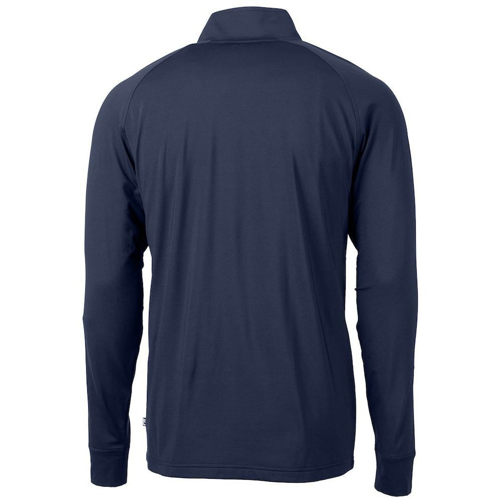 NFL Minnesota Vikings Cutter & Buck Team Adapt Eco Knit Hybrid Recycled Quarter-Zip Pullover Top
