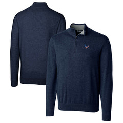 NFL Houston Texans Cutter & Buck Lakemont Quarter-Zip Pullover Sweater