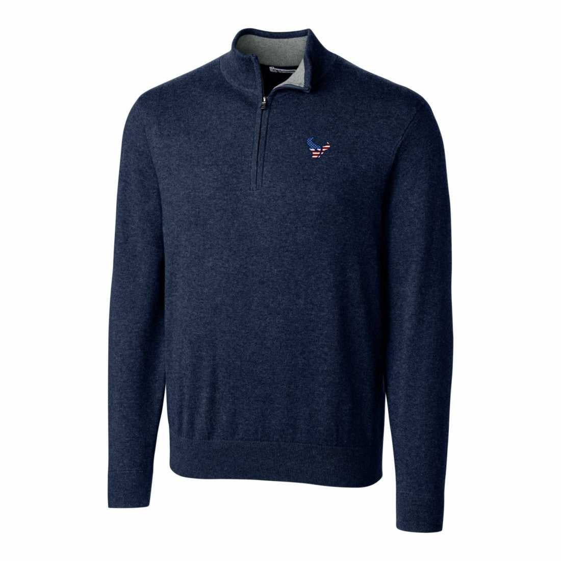 NFL Houston Texans Cutter & Buck Lakemont Quarter-Zip Pullover Sweater