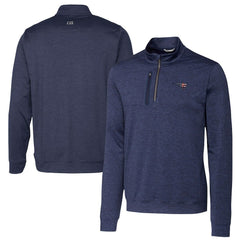 NFL New England Patriots Cutter & Buck Stealth Quarter-Zip Pullover Top