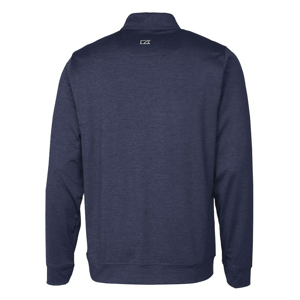 NFL New England Patriots Cutter & Buck Stealth Quarter-Zip Pullover Top