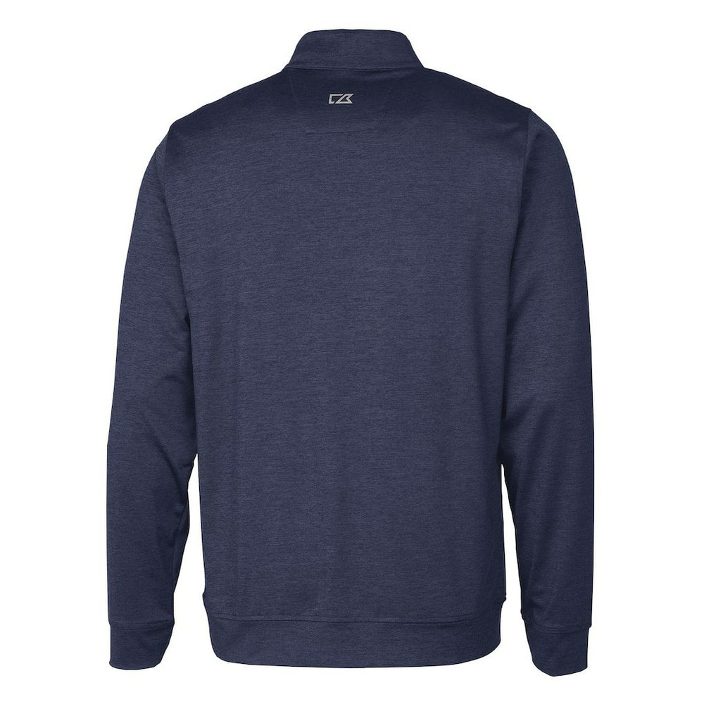NFL New England Patriots Cutter & Buck Stealth Quarter-Zip Pullover Top