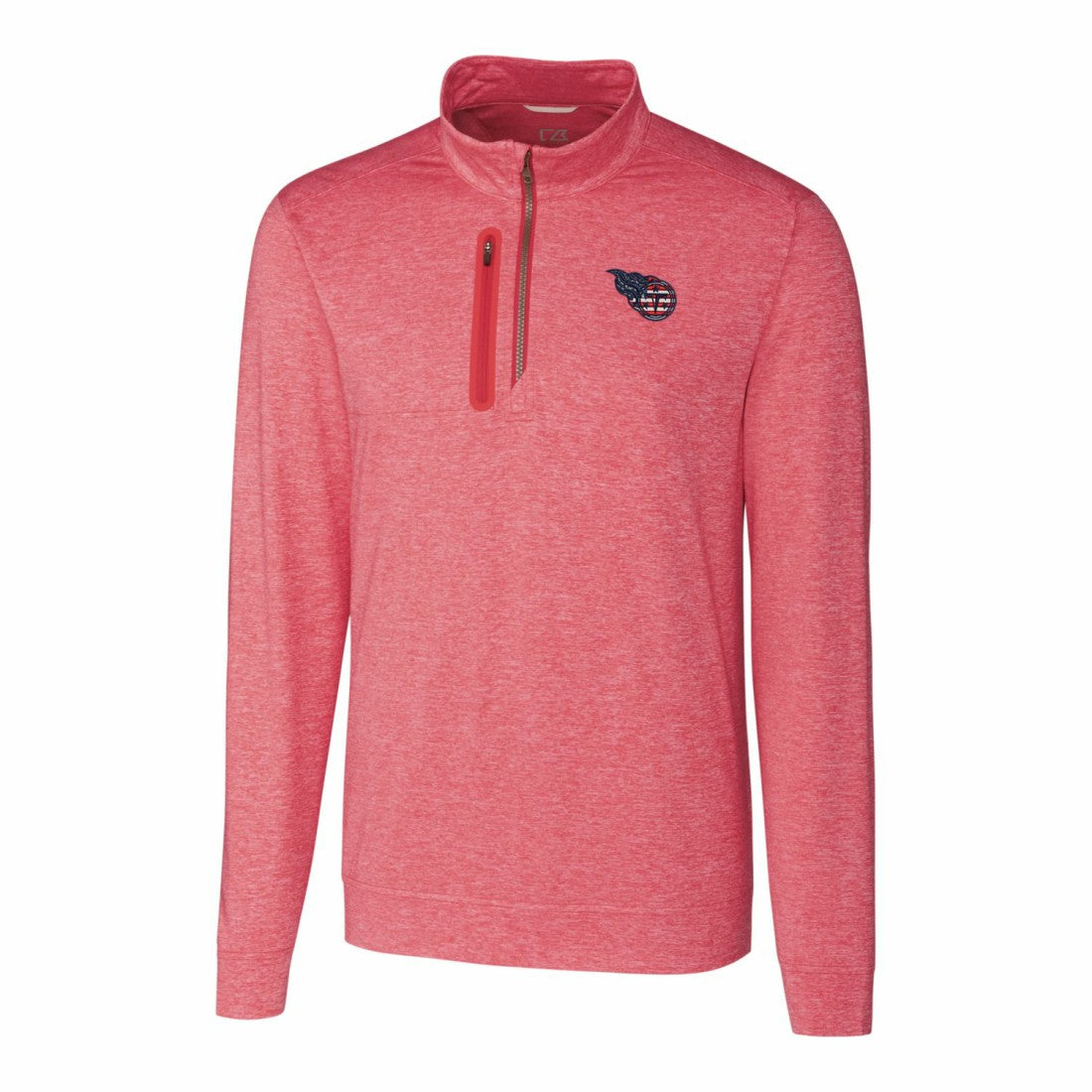 NFL Tennessee Titans Cutter & Buck Stealth Quarter-Zip Pullover Top